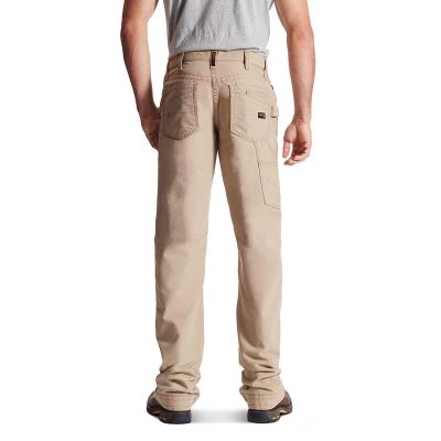 Ariat Work: FR M4 Low Rise Workhorse Boot Cut Pantalones Hombre - Kaki (VUGJM8390)